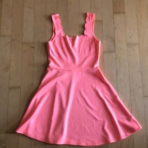 Coral dress